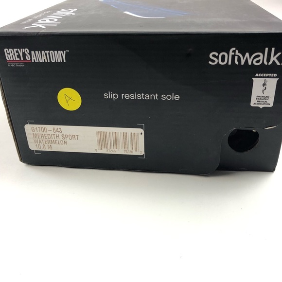 Greys Anatomy Softwalk Meredith Sport Red Clogs - Picture 7 of 8